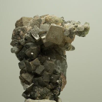 Harlekin Starburst Quarz, Prehnit, Calcit, Epidot, Matrix Streep Mine, Namibia 51*52*36mm #14674