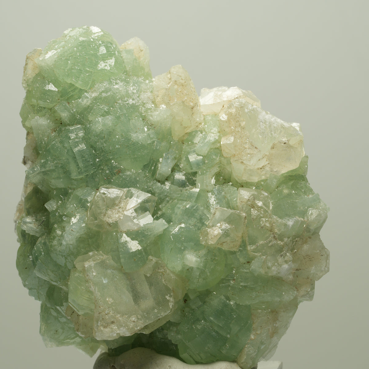 Seltene Prehnit, Epidot, Calcit Stufe Streep Mine Goboboseb Namibia 61*54*27mm #14675