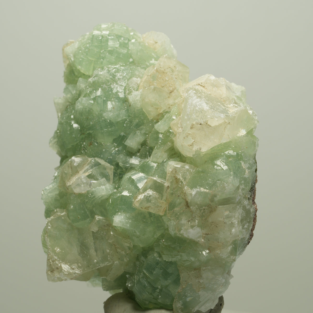 Seltene Prehnit, Epidot, Calcit Stufe Streep Mine Goboboseb Namibia 61*54*27mm #14675