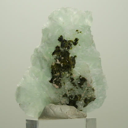 Seltene Prehnit, Epidot Stufe Streep Mine Goboboseb Namibia 60*48*17mm #14679