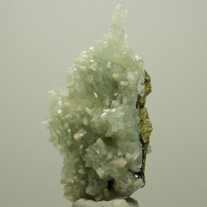 Seltene Prehnit, Epidot, Calcit Stufe Streep Mine Goboboseb Namibia 66*37*17mm #14680