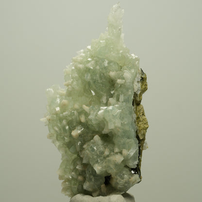 Seltene Prehnit, Epidot, Calcit Stufe Streep Mine Goboboseb Namibia 66*37*17mm #14680