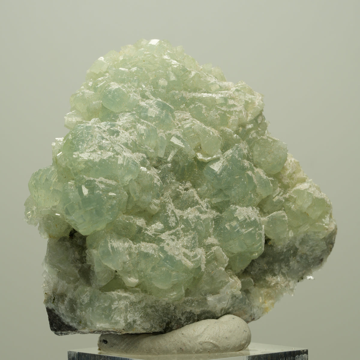 Seltene Prehnit, Analcim, Epidot Stufe Streep Mine Goboboseb Namibia 58*54*26mm #14681