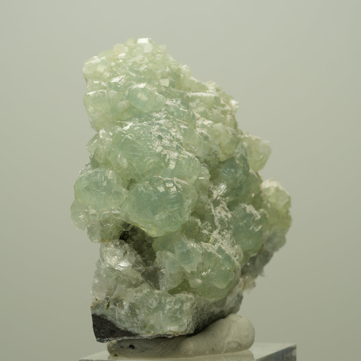 Seltene Prehnit, Analcim, Epidot Stufe Streep Mine Goboboseb Namibia 58*54*26mm #14681