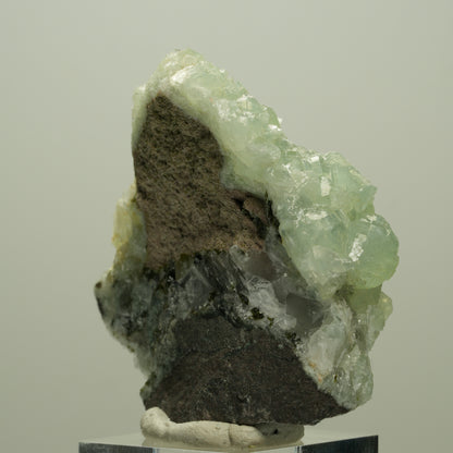 Seltene Prehnit, Analcim, Epidot Stufe Streep Mine Goboboseb Namibia 58*54*26mm #14681
