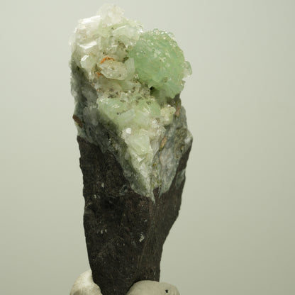 Quarz, Prehnit, Calcit, Analcim, Epidot auf Matrix Streep Mine, Namibia 80*52*31mm #14682