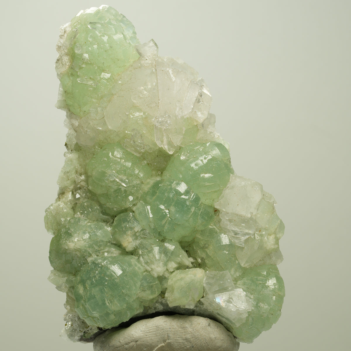 Quarz, Prehnit, Calcit, Analcim, Epidot auf Matrix Streep Mine, Namibia 82*55*25mm #14684
