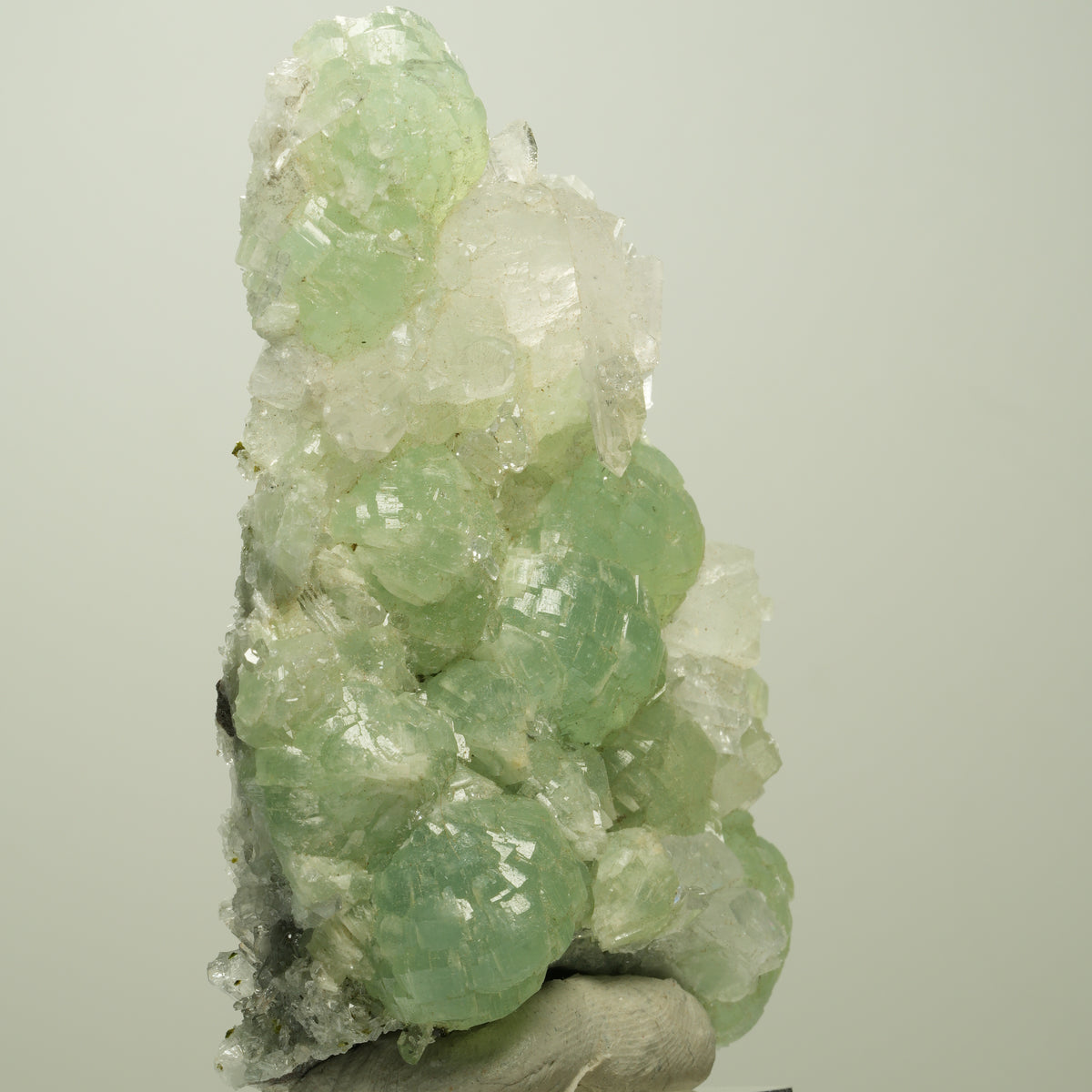 Quarz, Prehnit, Calcit, Analcim, Epidot auf Matrix Streep Mine, Namibia 82*55*25mm #14684