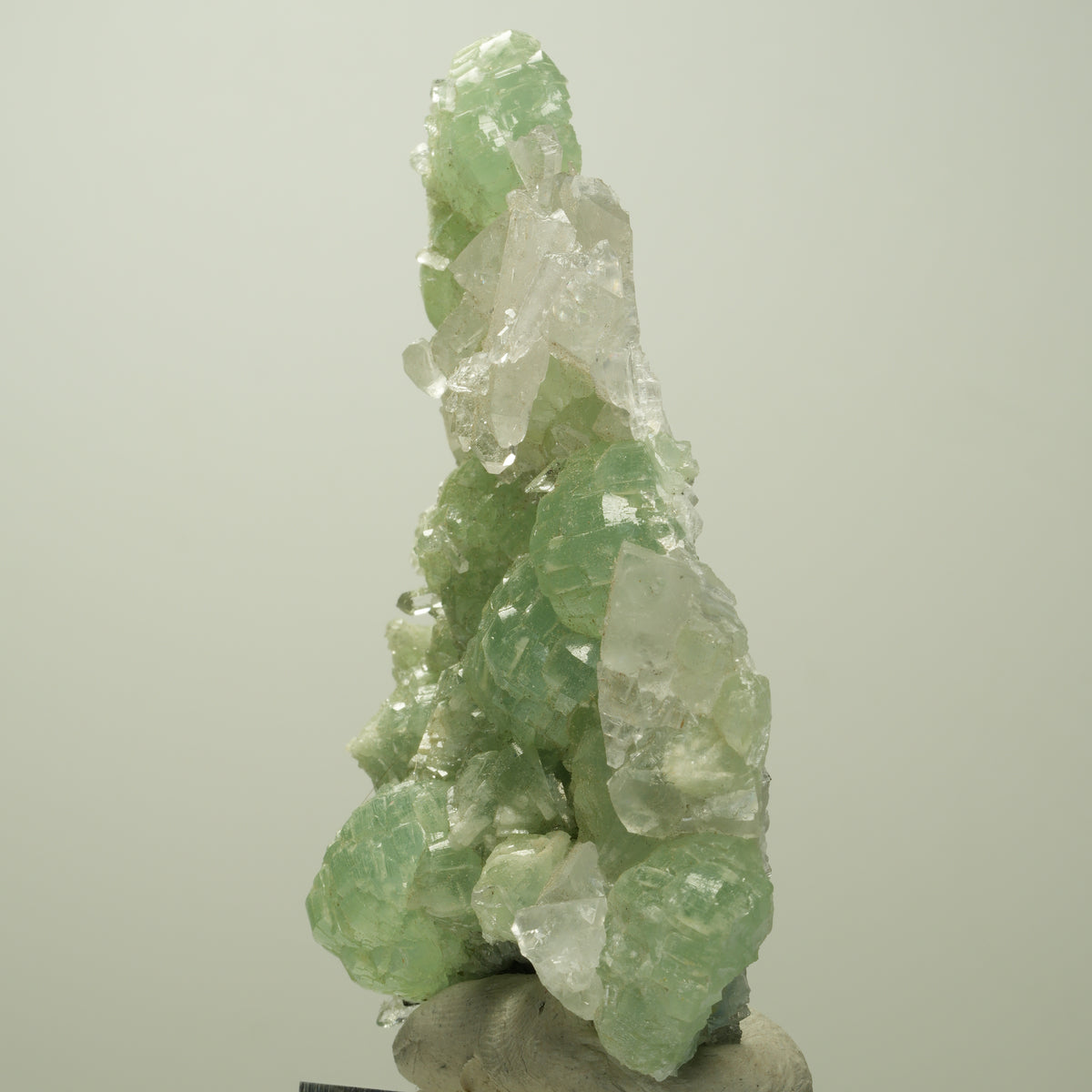 Quarz, Prehnit, Calcit, Analcim, Epidot auf Matrix Streep Mine, Namibia 82*55*25mm #14684
