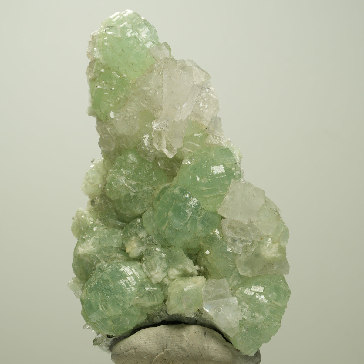 Quarz, Prehnit, Calcit, Analcim, Epidot auf Matrix Streep Mine, Namibia 82*55*25mm #14684
