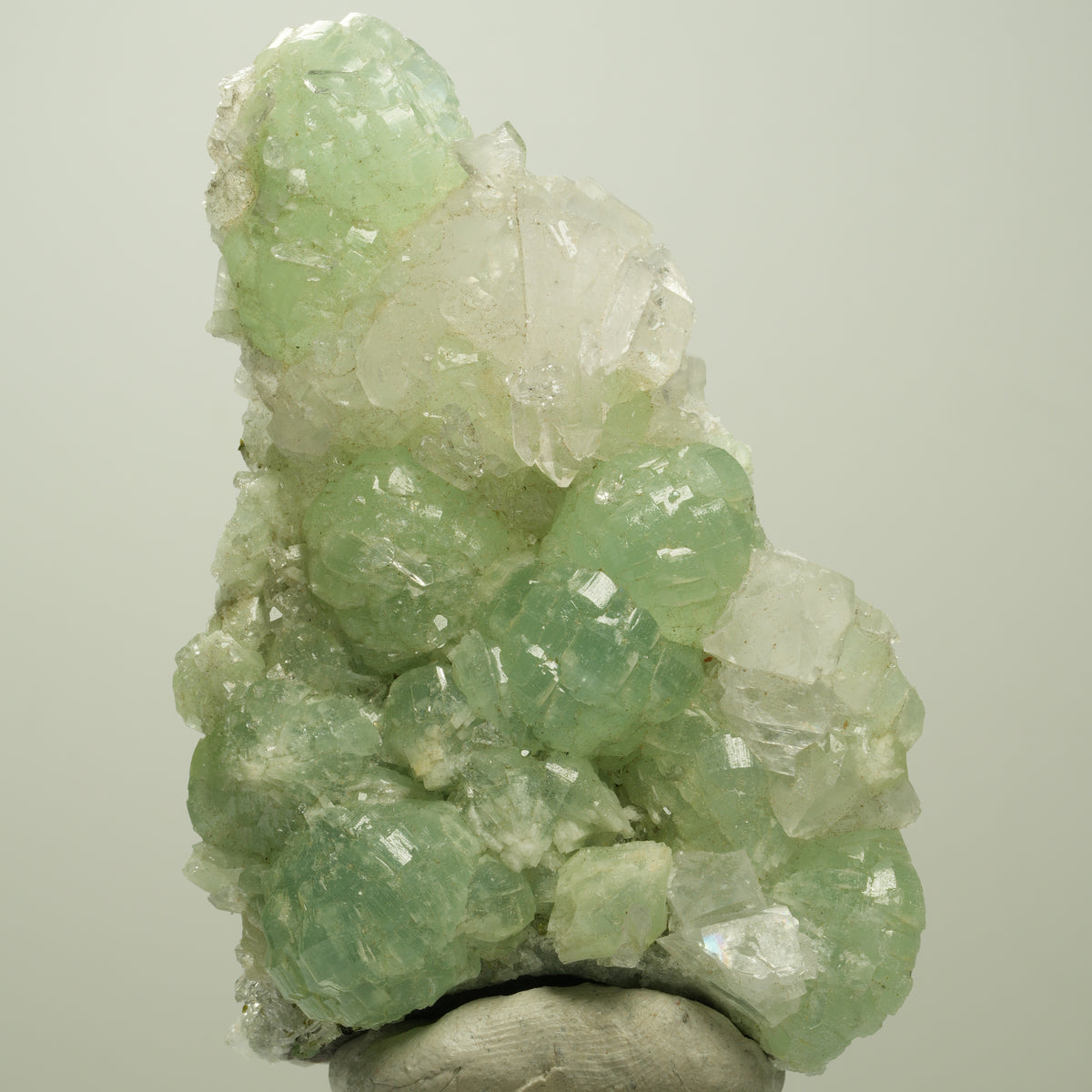 Quarz, Prehnit, Calcit, Analcim, Epidot auf Matrix Streep Mine, Namibia 82*55*25mm #14684