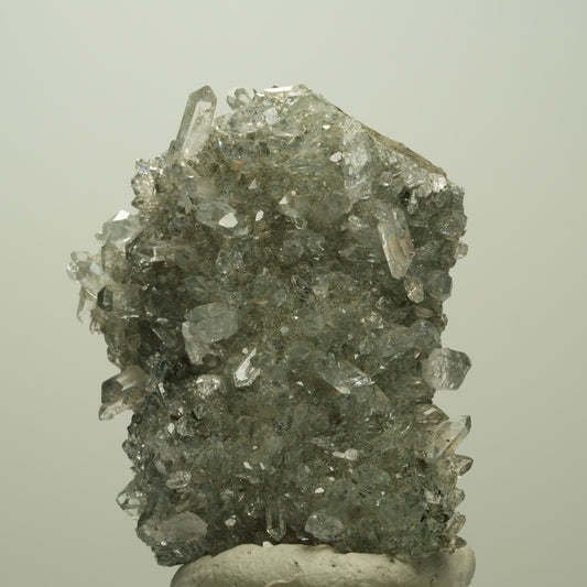 Harlekin Starburst Quarz, Analcim, Epidot, Matrix Streep Mine Namibia 58*54*28mm #14685