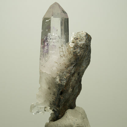 Enhydro Phantom Amethyst, Hämatit, Epidot, Matrix, 1x Blase Streep Mine Namibia 85*31*38mm #14686
