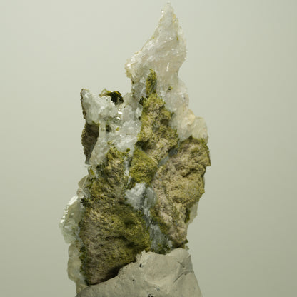 Quarz, Prehnit, Calcit, Analcim, Epidot auf Matrix Streep Mine, Namibia 80*45*24mm #14687
