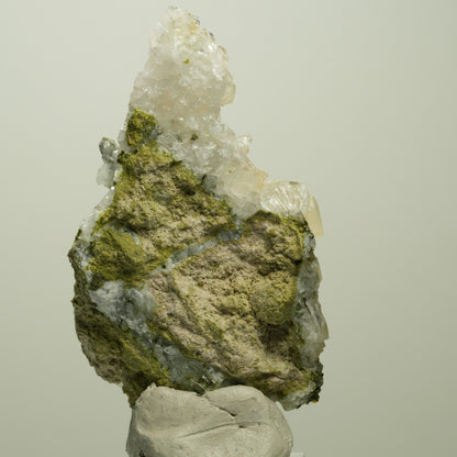 Quarz, Prehnit, Calcit, Analcim, Epidot auf Matrix Streep Mine, Namibia 80*45*24mm #14687