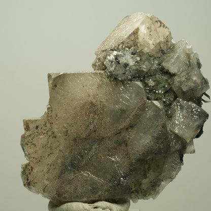 Calcit Würfel, Quarz, Analcim, Epidot auf Matrix Streep Mine, Namibia 77*58*36mm #14688