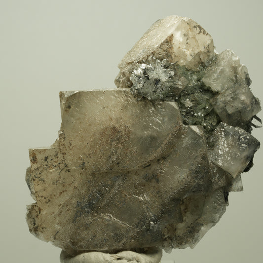 Calcit Würfel, Quarz, Analcim, Epidot auf Matrix Streep Mine, Namibia 77*58*36mm #14688