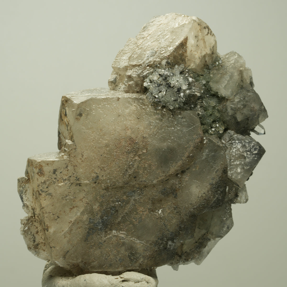 Calcit Würfel, Quarz, Analcim, Epidot auf Matrix Streep Mine, Namibia 77*58*36mm #14688