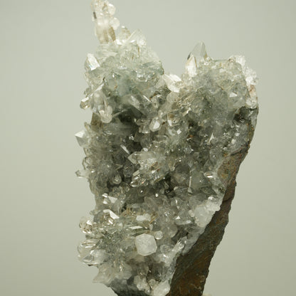Starburst Quarz, Analcim, Epidot auf Matrix Streep Mine Goboboseb Namibia 97*62*39mm #14690