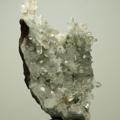 Starburst Quarz, Analcim, Epidot auf Matrix Streep Mine Goboboseb Namibia 97*62*39mm #14690