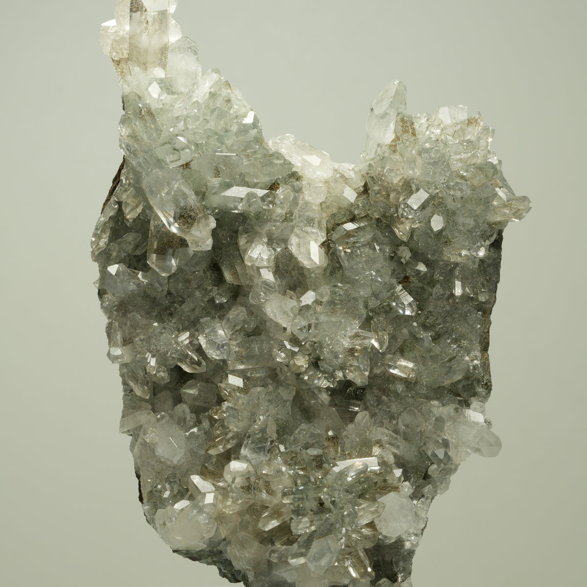 Starburst Quarz, Analcim, Epidot auf Matrix Streep Mine Goboboseb Namibia 97*62*39mm #14690