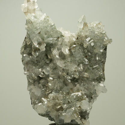 Starburst Quarz, Analcim, Epidot auf Matrix Streep Mine Goboboseb Namibia 97*62*39mm #14690