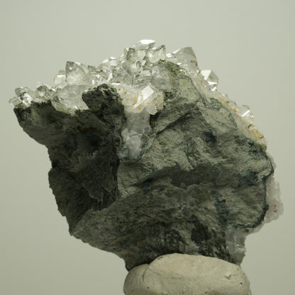 Harlekin Starburst Quarz, Prehnit, Calcit, Epidot, Matrix Streep Mine, Namibia 74*57*49mm #14691