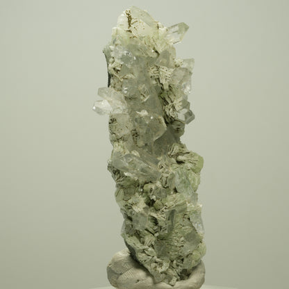 Starburst Quarz, Prehnit, Analcim, Epidot auf Matrix Streep Mine, Namibia 80*41*19mm #14692