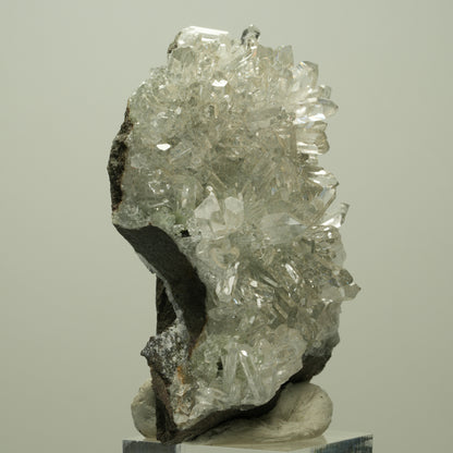 Harlekin Starburst Quarz, Prehnit, Analcim, Epidot, Matrix Streep Mine, Namibia 70*48*30mm #14693