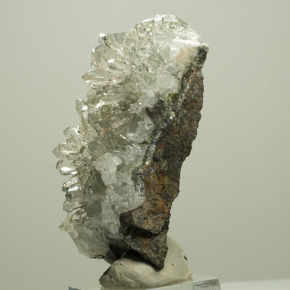 Harlekin Starburst Quarz, Prehnit, Analcim, Epidot, Matrix Streep Mine, Namibia 70*48*30mm #14693
