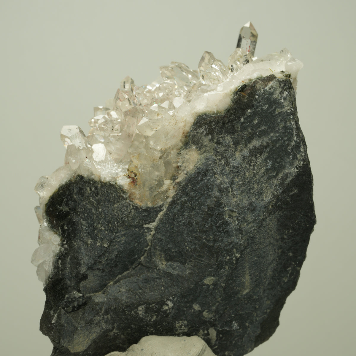 Harlekin Starburst Quarz, Prehnit, Calcit, Epidot, Matrix Streep Mine, Namibia 81*64*45mm #14694
