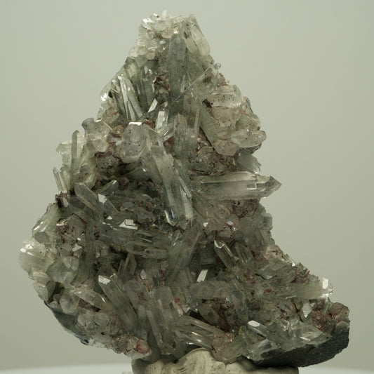 Starburst Phantom Amethyst, Hämatit, Epidot, Matrix Streep Mine, Namibia 74*56*28mm #14697