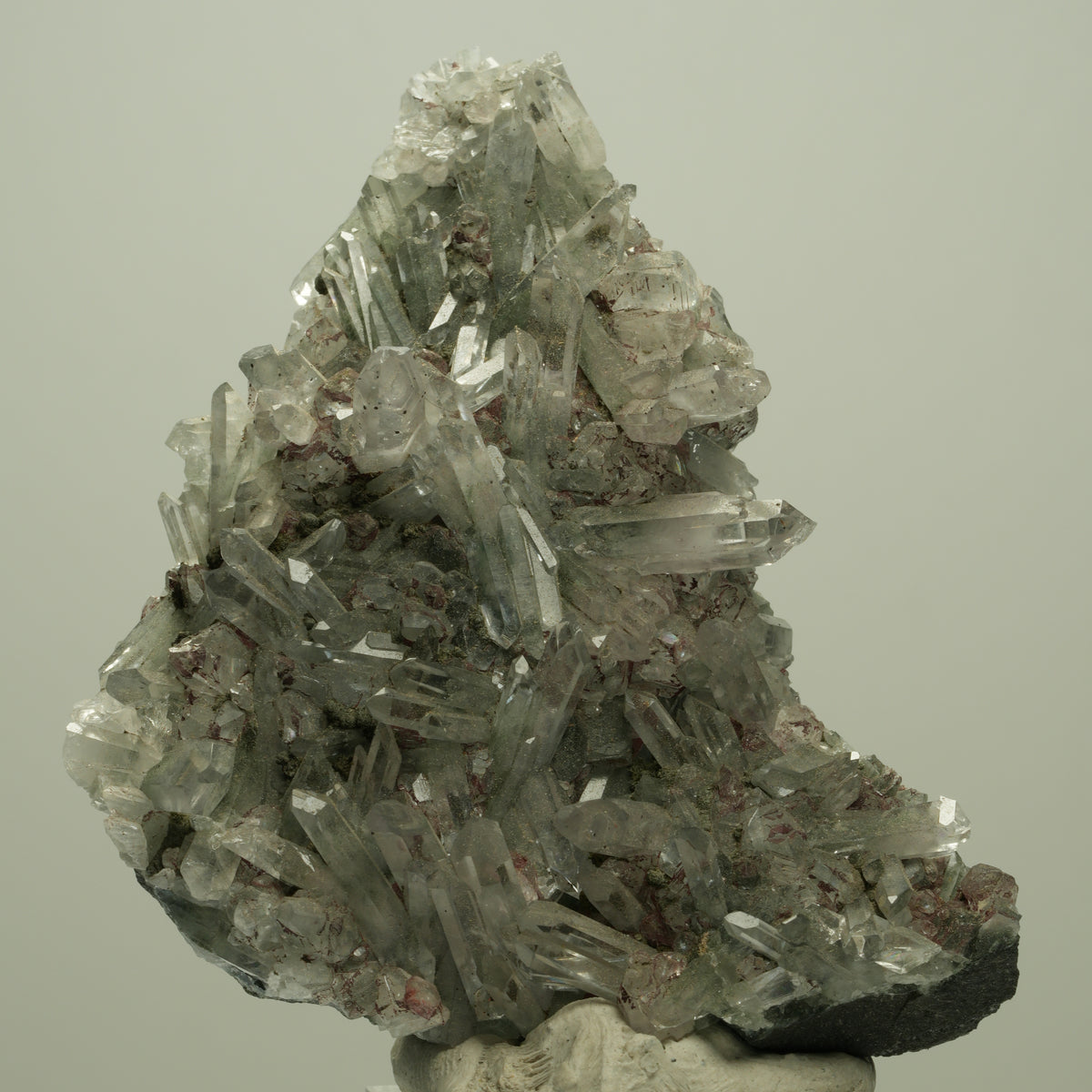 Starburst Phantom Amethyst, Hämatit, Epidot, Matrix Streep Mine, Namibia 74*56*28mm #14697