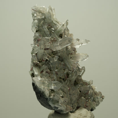 Starburst Phantom Amethyst, Hämatit, Epidot, Matrix Streep Mine, Namibia 74*56*28mm #14697