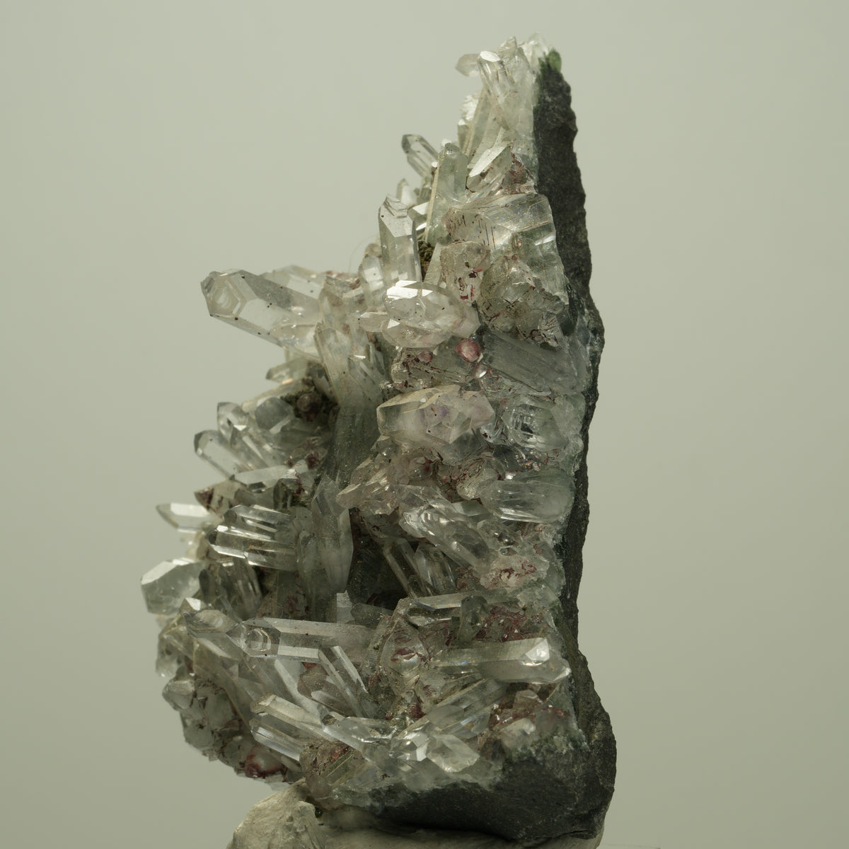 Starburst Phantom Amethyst, Hämatit, Epidot, Matrix Streep Mine, Namibia 74*56*28mm #14697