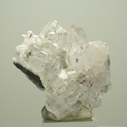 Harlekin Quarz, Prehnit, Calcit, Epidot auf Matrix Streep Mine, Namibia 68*64*37mm #14698