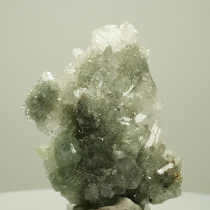 Starburst Quarz, Prehnit, Calcit, Analcim, Epidot, Matrix Streep Mine, Namibia 67*52*30mm #14700