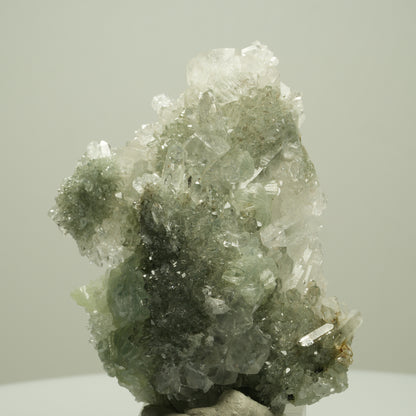 Starburst Quarz, Prehnit, Calcit, Analcim, Epidot, Matrix Streep Mine, Namibia 67*52*30mm #14700