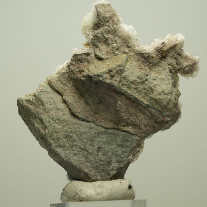 Starburst Quarz, Prehnit auf Matrix Streep Mine Goboboseb Namibia 72*56*37mm #14701