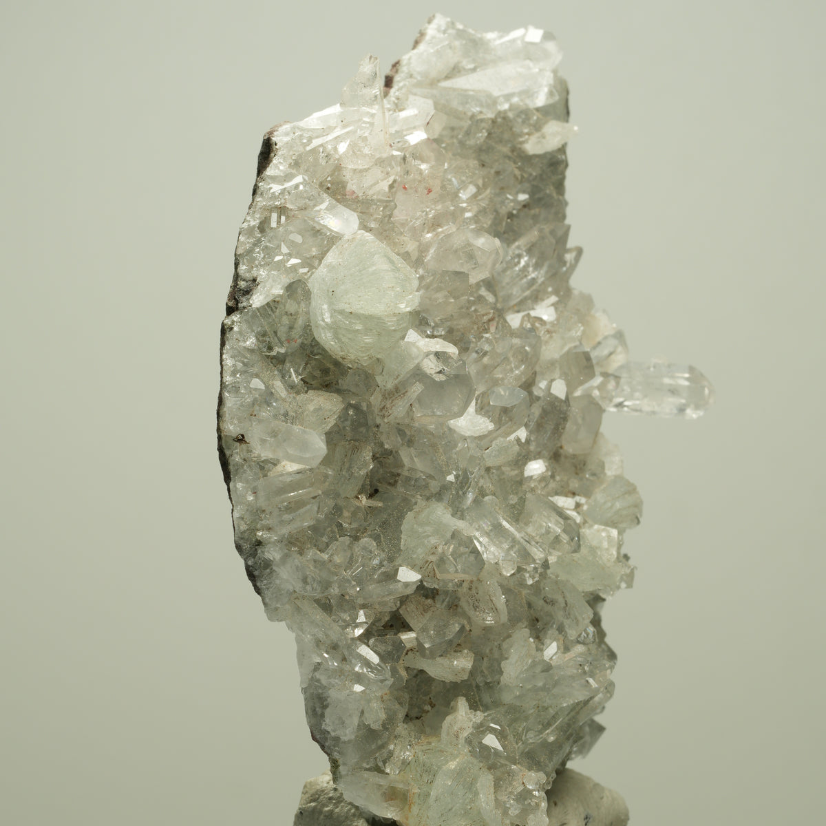 Harlekin Starburst Quarz, Prehnit, Analcim, Epidot, Matrix Streep Mine, Namibia 82*61*25mm #14702