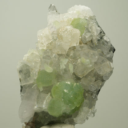 Harlekin Starburst Quarz, Prehnit, Calcit, Epidot, Matrix Streep Mine, Namibia 83*54*35mm #14703