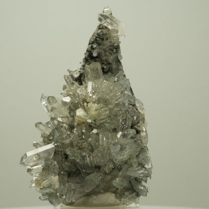 Harlekin Starburst Quarz, Prehnit, Epidot auf Matrix Streep Mine, Namibia 78*49*41mm #14704