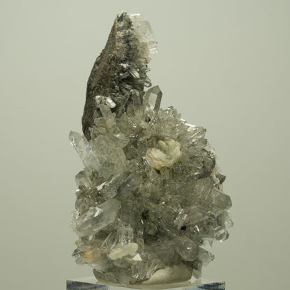 Harlekin Starburst Quarz, Prehnit, Epidot auf Matrix Streep Mine, Namibia 78*49*41mm #14704