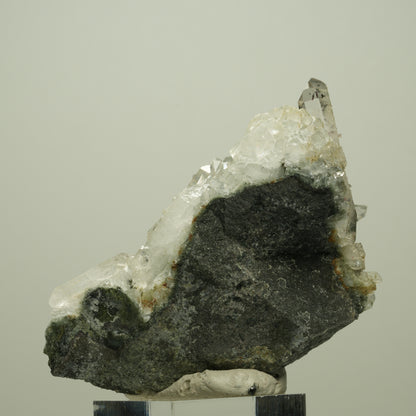 Harlekin Starburst Quarz, Prehnit, Calcit, Epidot, Matrix Streep Mine, Namibia 77*47*41mm #14706