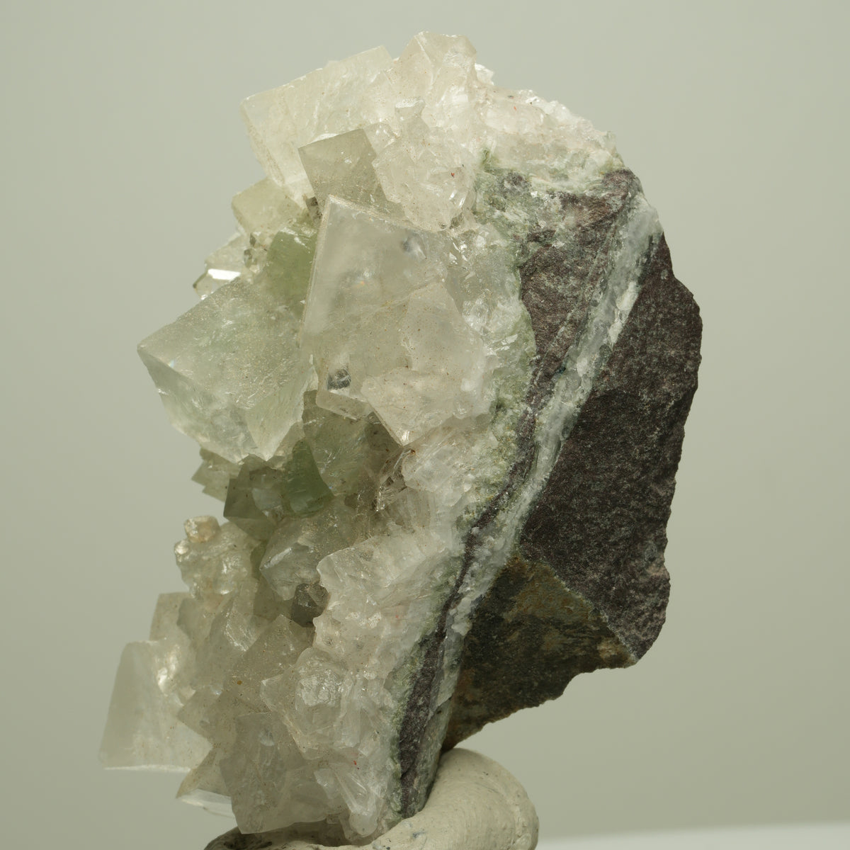Starburst Quarz, Prehnit, Calcit, Analcim, Epidot, Matrix Streep Mine, Namibia 70*40*38mm #14709