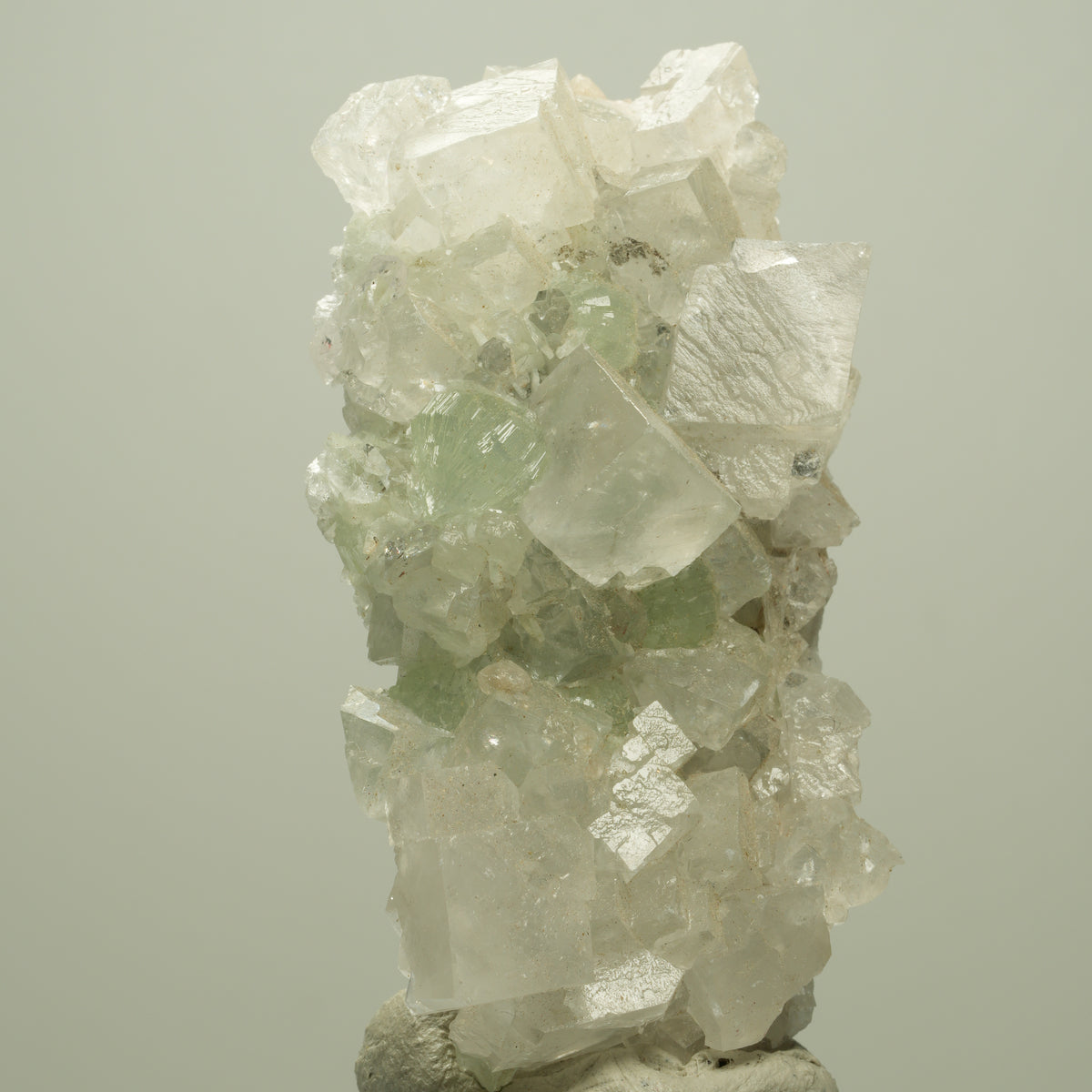 Starburst Quarz, Prehnit, Calcit, Analcim, Epidot, Matrix Streep Mine, Namibia 70*40*38mm #14709