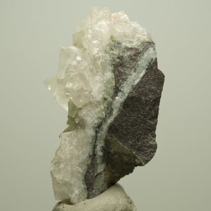Starburst Quarz, Prehnit, Calcit, Analcim, Epidot, Matrix Streep Mine, Namibia 70*40*38mm #14709