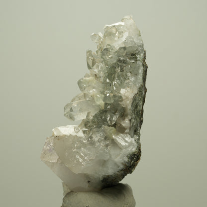 Harlekin Phantom Amethyst, Prehnit, Epidot auf Matrix Streep Mine, Namibia 68*47*32mm #14710