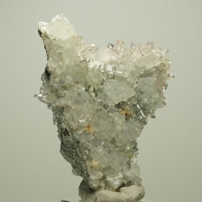 Harlekin Starburst Quarz, Prehnit, Analcim, Epidot, Calcit Streep Mine, Namibia 79*64*43mm #14712