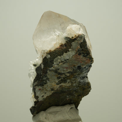 Harlekin Starburst Quarz, Prehnit, Calcit, Epidot, Matrix Streep Mine, Namibia 85*36*37mm #14713